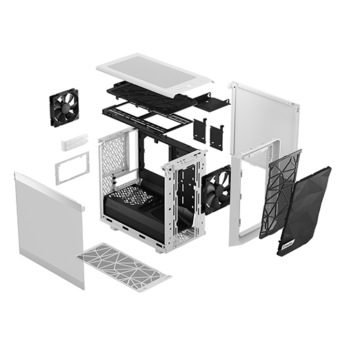 Fractal Design Meshify 2 Nano Clear 강화유리 (화이트)_이미지
