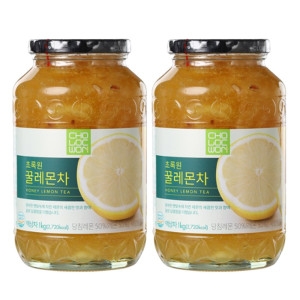 꿀레몬차 1kg 2병 액상차 레몬청 상큼 달콤 레몬차 에이드 따뜻한 차