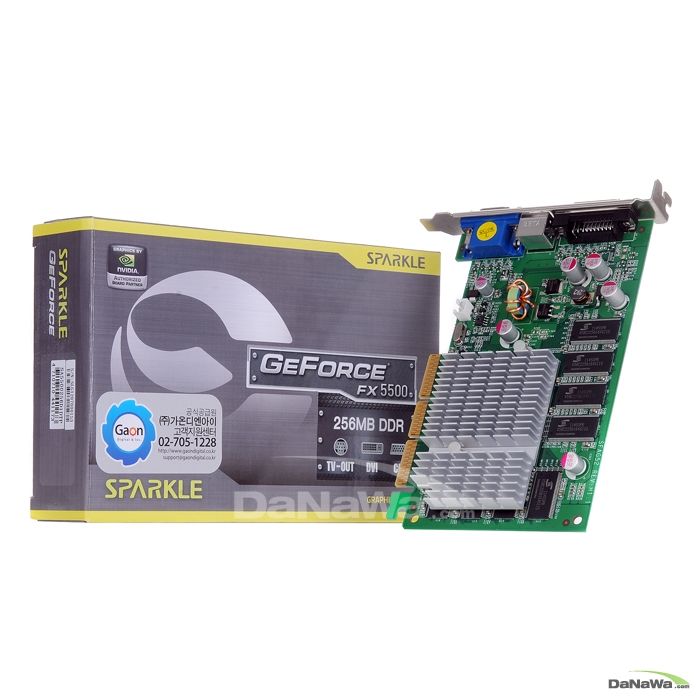 SPARKLE 지포스 FX5500 256MB AGP 가온_이미지