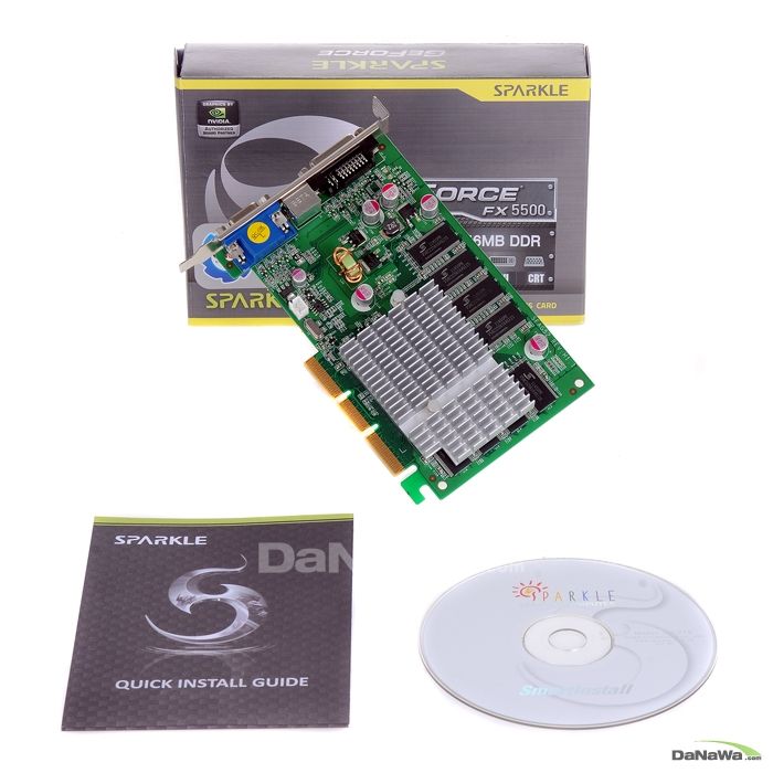 SPARKLE ������ FX5500 256MB AGP ����