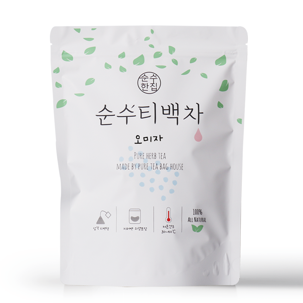 순수티백차 오미자차 50T