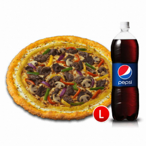 피자헛 ㅤ직화불고기 리치골드 L (+ 콜라 1.25L)_이미지