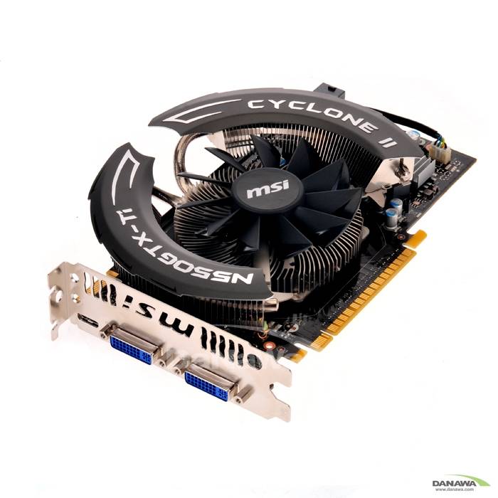 MSI 지포스 GTX550 Ti N550GTX-TI 싸이클론2 1GD5 OC D5 1GB (리퍼비시)_이미지