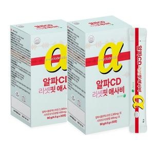 백세식품 알파CD 리셋핏 애사비 4.5g 20포 (2개)_이미지
