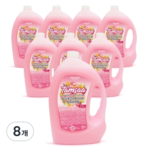 탐사 로즈앤 후리지아 섬유유연제 3.1L 8개입