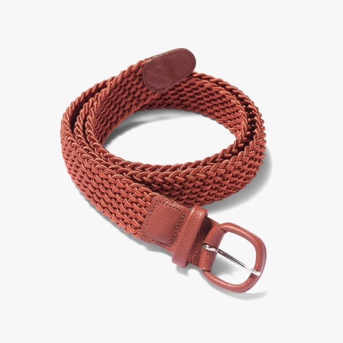  샌프란시스코마켓 INTRECCI BELTS 인트레치 벨트 WEAVING BELTS RUST IBE1M80000A49