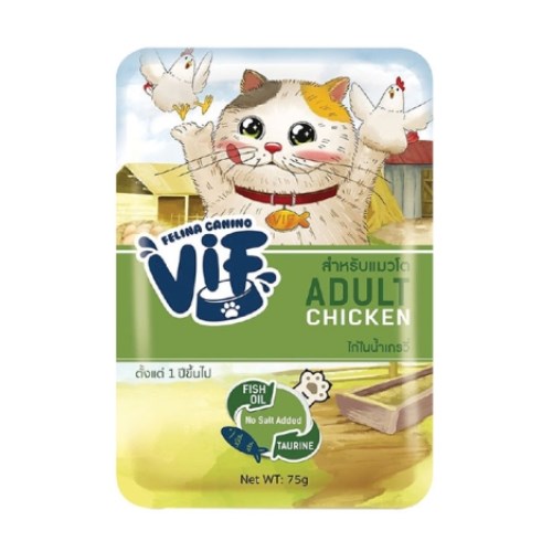 VIF 파우치 어덜트 닭고기 in 그레이비 AC-2 75g (1개)_이미지