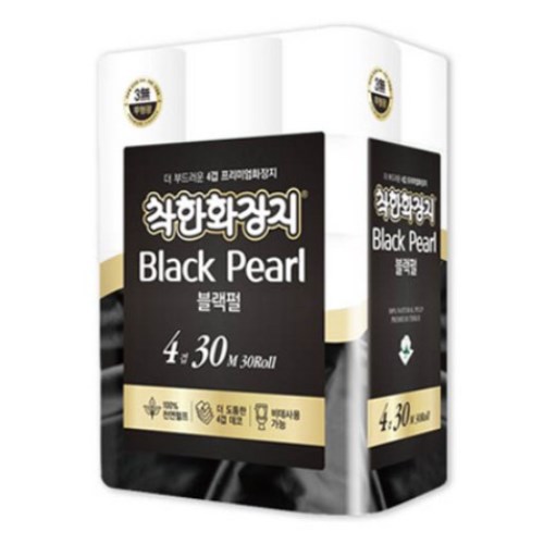 착한화장지 블랙펄 30m (30롤) (2팩)_이미지