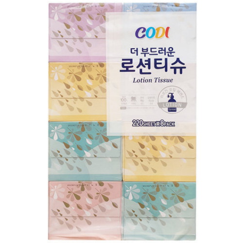 더 부드러운 로션티슈 220매 (8입)
