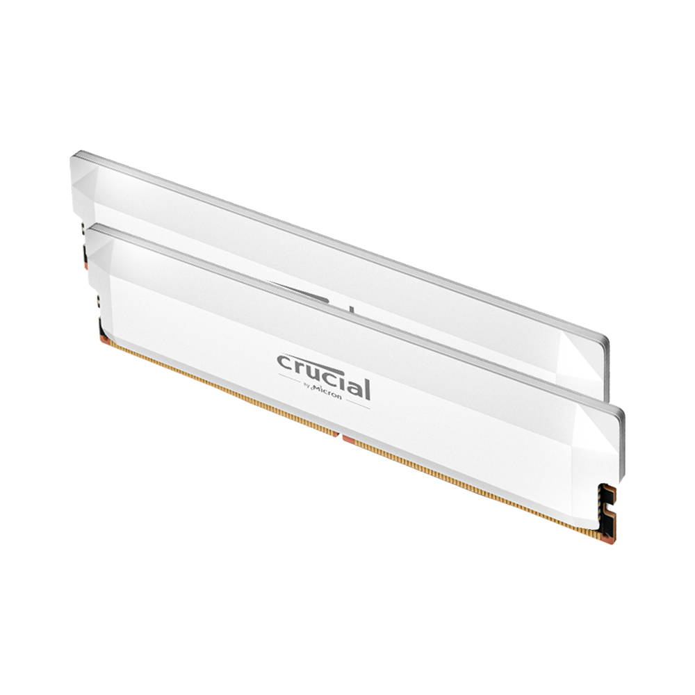 마이크론 Crucial DDR5-6000 CL36 PRO Overclocking White 패키지 대원씨티에스 (32GB(16Gx2))_이미지