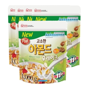 동서식품 포스트 고소한 아몬드 후레이크 1kg (5개)_이미지