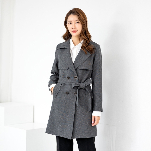 모슬린 엄마옷 카라 더블 바바리 코트 5RTY12161 중년여성/50대/60대/70대/마담/빅사이즈/할머니옷/여자_이미지