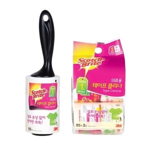 의류용 테이프클리너 핸들1개+리필3롤