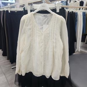 Ab.f.z AFZ1HB40/브이넥블라우스_이미지