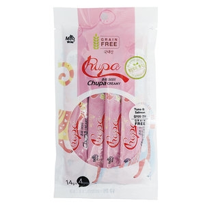  바우와우 츄파크리미 참치와 연어 56g (14g x 4p) [5개]
