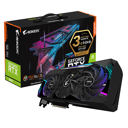 지포스 RTX 3090 MASTER D6X 24GB 제이씨현