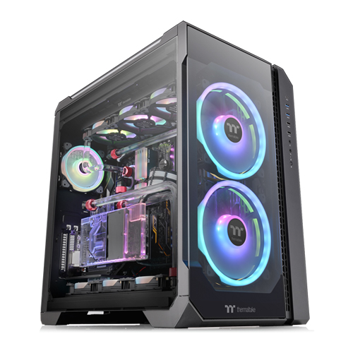 써멀테이크 View 51 강화유리 ARGB 에디션 (블랙)