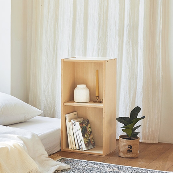 룸앤홈 데일리 2단 책장 340_이미지