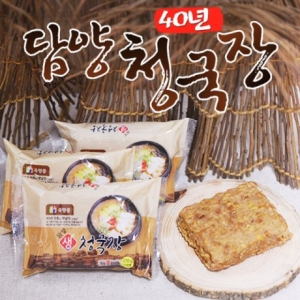 국내산 콩으로 만든 담양 생 청국장 170g 6개