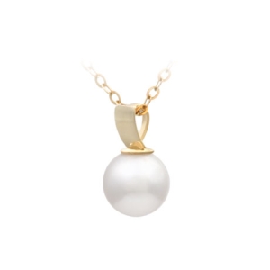 미니아트 14K GOLD 스칼렛 6mm 진주 데일리 골드 펜던트