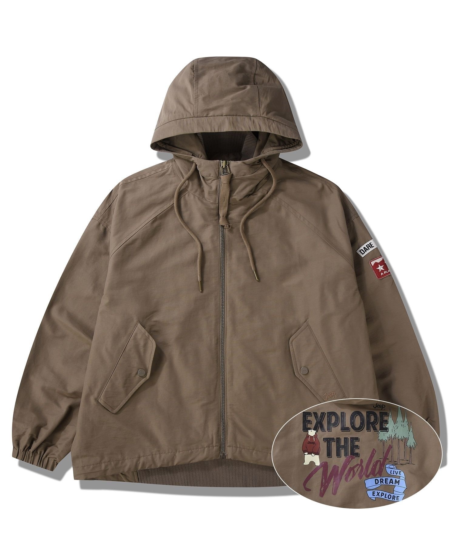 여성 시보리 후드 야상 JP3JPF250 JP3JPF250ST