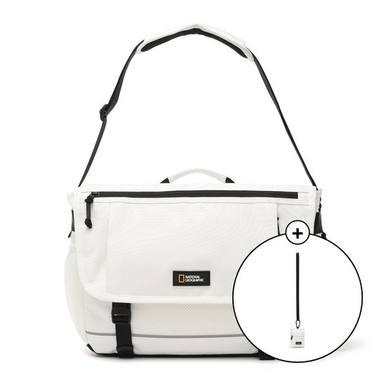 내셔널지오그래픽 위티 메신저백 N245ACR520 (화이트)