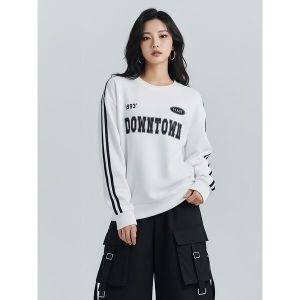 기타 플로우랩스포티 라인배색 영문 기모 맨투맨 티셔츠_FLTS011F25_이미지