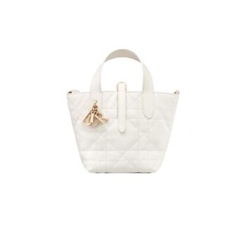 크리스찬디올 뚜주흐 버티컬 나노 토트 백 매크로까나쥬 카프스킨 라떼 S6100O_이미지