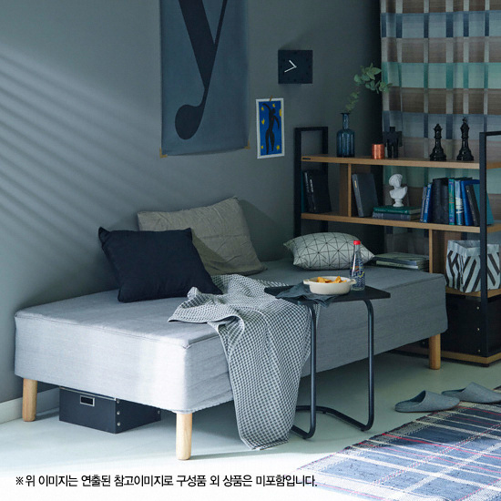 한샘 노뜨 일체형 침대 SS (독립스프링)_이미지
