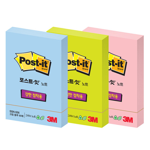 3M 포스트잇 슈퍼스티키 그리너노트 SSN 656-RC_이미지