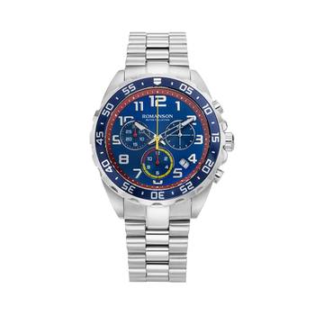 제이에스티나 로만손 악티우스 크로노그래프 RWAMHM3BS001WHBL0