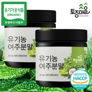 토종마을 HACCP인증 국산 유기농 여주분말 150g 2통