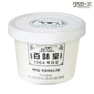 백미당 우유아이스크림 135ml (18개)