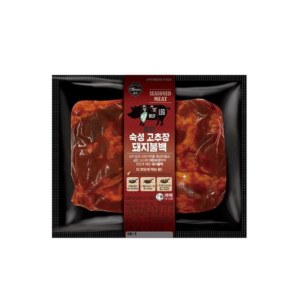 신세계푸드 올반키친 숙성 고추장 돼지불백 180g (6개)_이미지