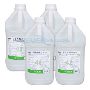 과산화수소수4L X 4통 살균소독제 과산화수소