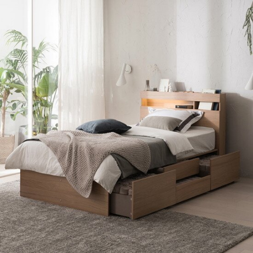 리바트 필로시 2단 멀티수납 침대 SS (매트별도)_이미지