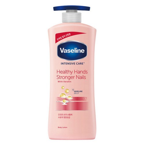 유니레버 바세린 인텐시브 케어 헬씨 핸드 앤 스트롱거 네일 로션 600ml (1개)
