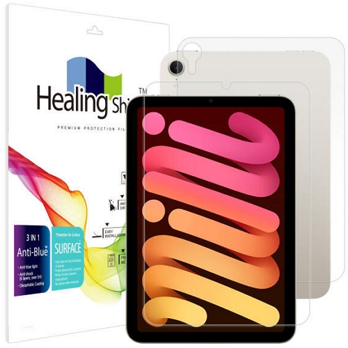 폰트리 힐링쉴드 iPad mini A17 Pro 7세대 블루라이트차단 액정+후면보호필름 (액정 1매+후면 1매)_이미지