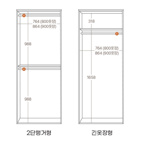 장인가구 노드 E0 폴딩도어 슬라이딩 옷장 B세트 1600_이미지