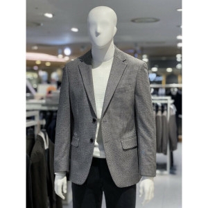 트루젠 가을 베이지 미니패턴 울라이크 캐주얼 자켓 2444JK10015_이미지