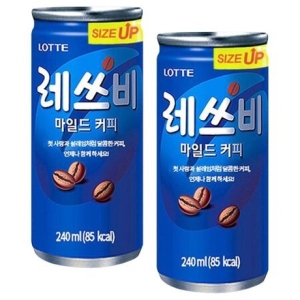 롯데 레쓰비 마일드 240ml 60캔 30캔x2박스