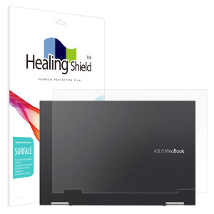 폰트리 힐링쉴드 ASUS 비보북 플립 14 TP470EA 무광 외부보호필름 (상판 2매)_이미지