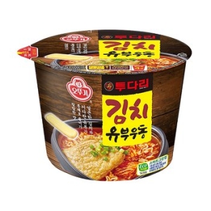 오뚜기 오뚜기 투다리 김치유부우동 100g (3개)