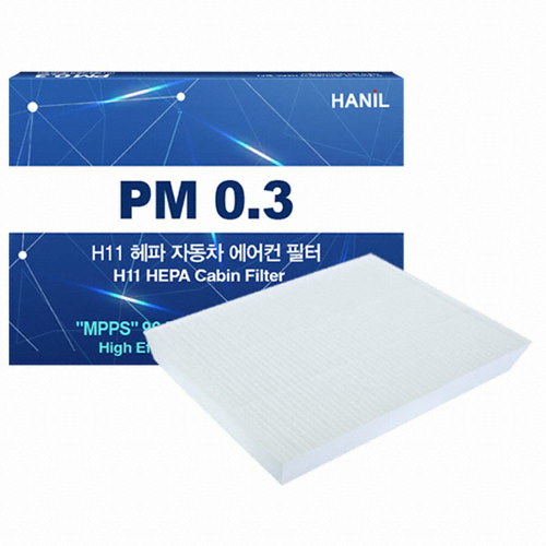 한일텍 한일 PM0.3 H11 헤파 에어컨필터 HH177 (3개)
