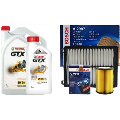 캐스트롤 GTX SP/C3 5W30 7L + 보쉬필터 올뉴 K7 YG 3.3 가솔린