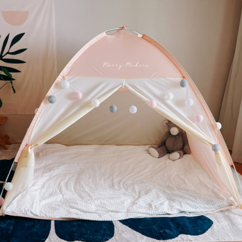 원터치 난방텐트 실내 침대 텐트 보온 방한 사각