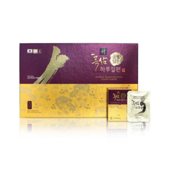 금산흑삼주식회사 흑삼 하루절편 20g 10개입 (1개)_이미지