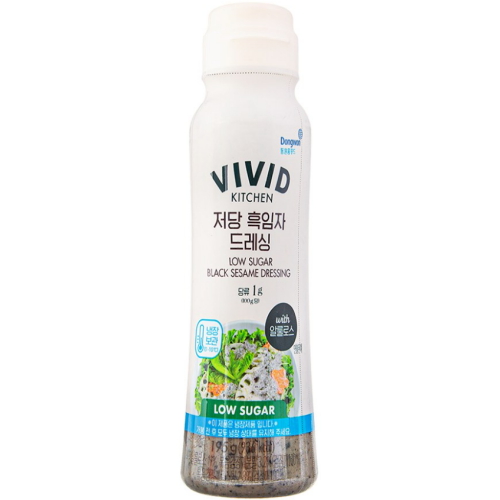 비비드키친 저당 흑임자 드레싱 195g