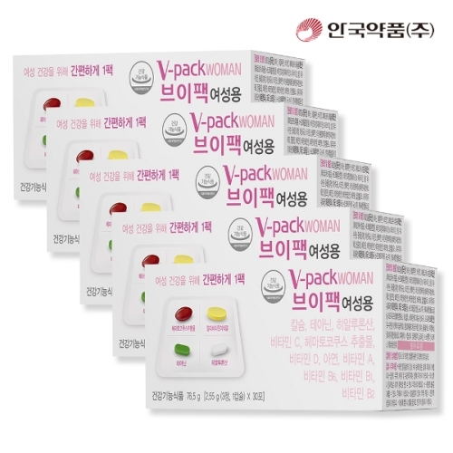 안국약품 브이팩 여성용 30포 (5개)_이미지