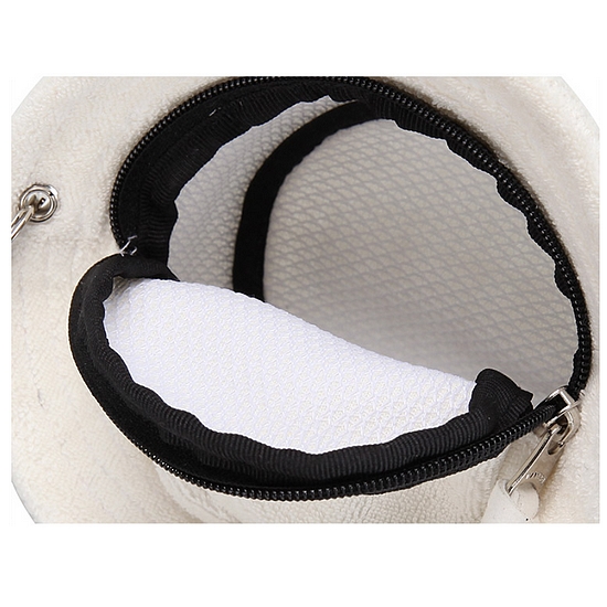 캉골 타월 버킷햇 파우치 참 0014 (화이트)_이미지